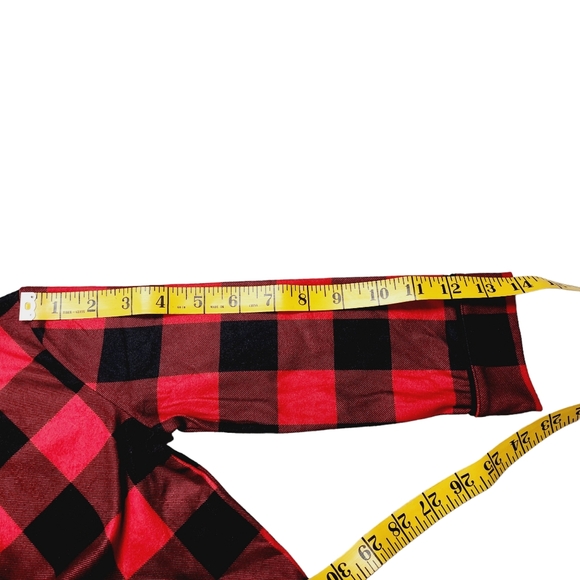 Kids 2-Piece Christmas Plaid Pajama Set - Button Down Shirt - Size 4 - NWT - Picture 8 of 8